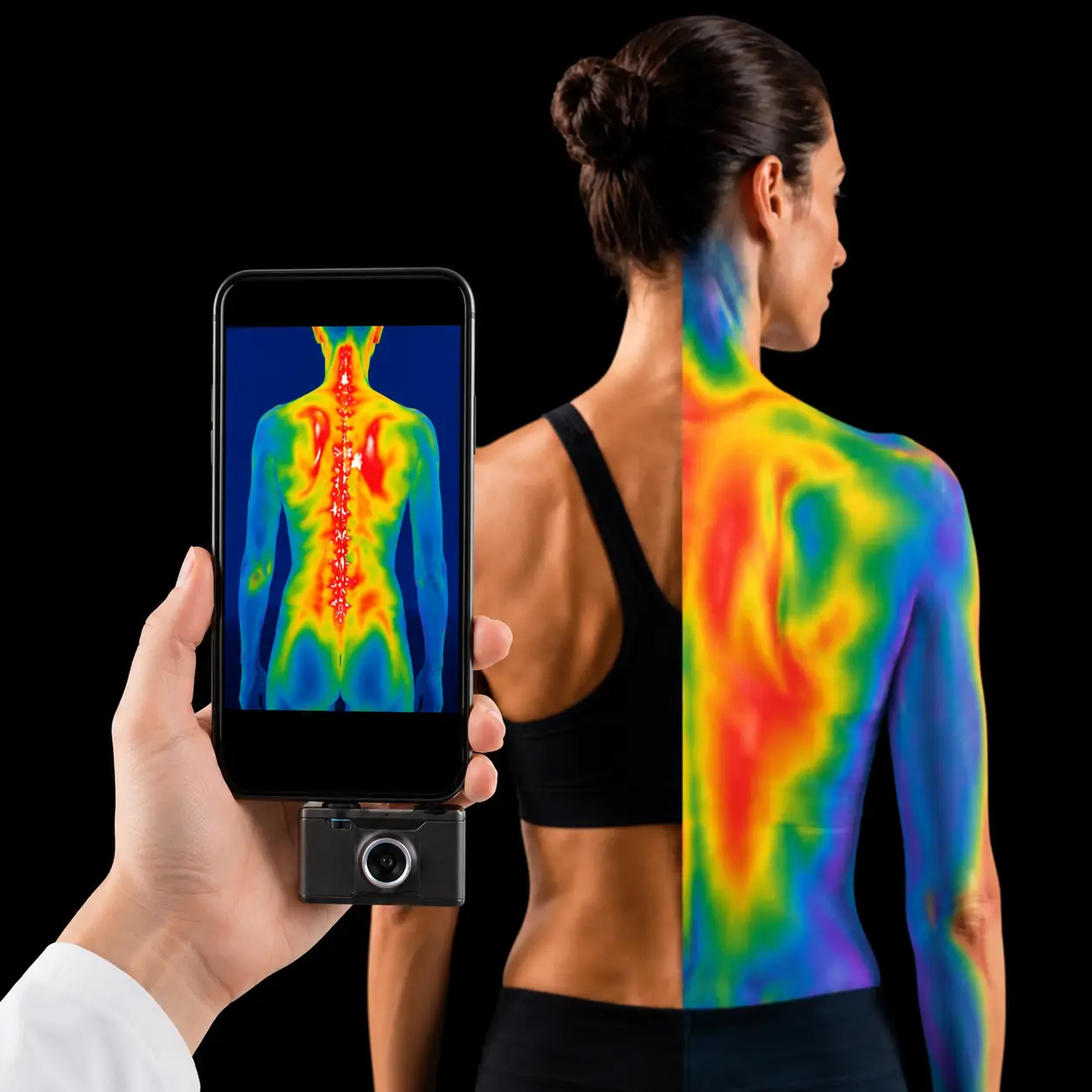 Médico avaliando radiografia e exames